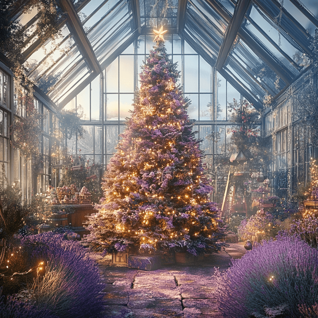 Purple Christmas Tree